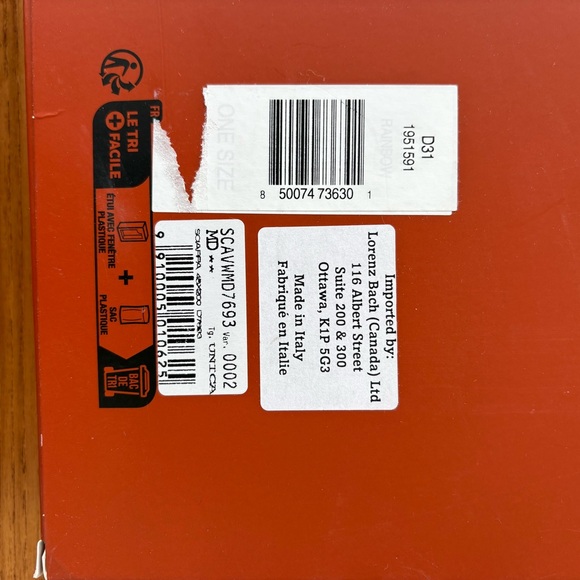 Missoni Multicolor Zigzag Scarf in Blue, Green, and Gold - Picture 6 of 6